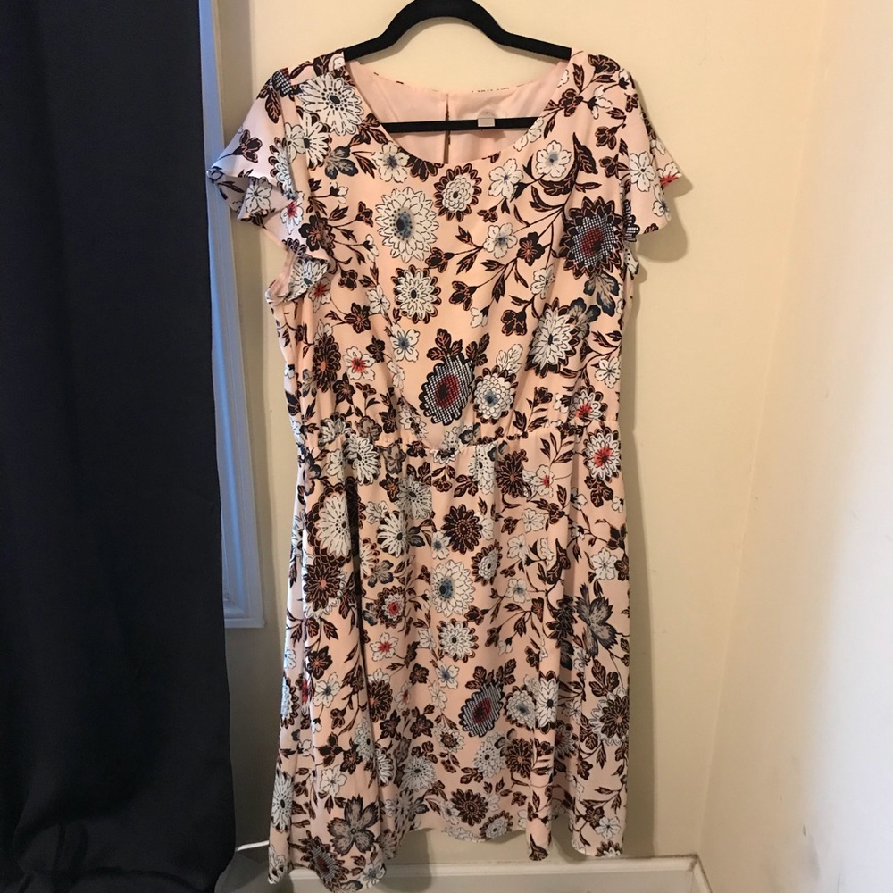 Loft Floral Print Dress